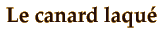 titre canard laqu